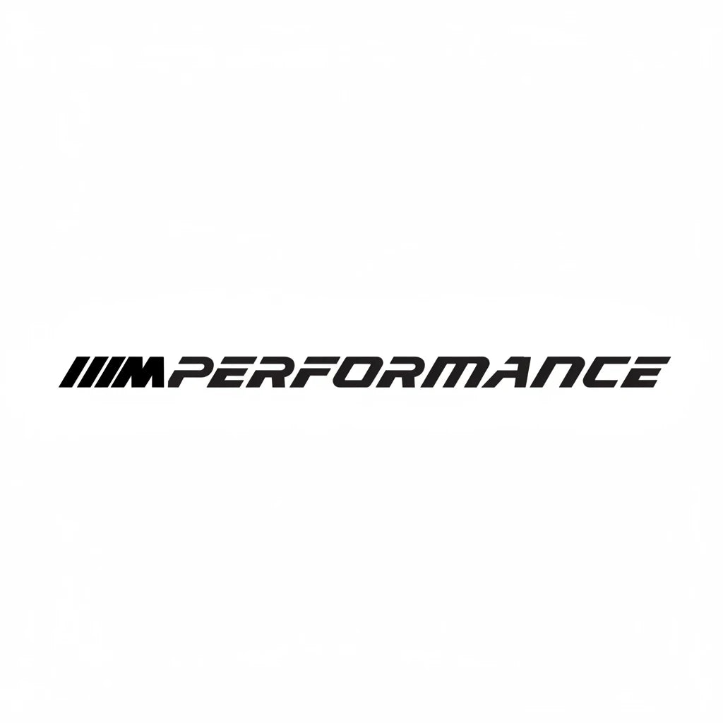 M performance sticker