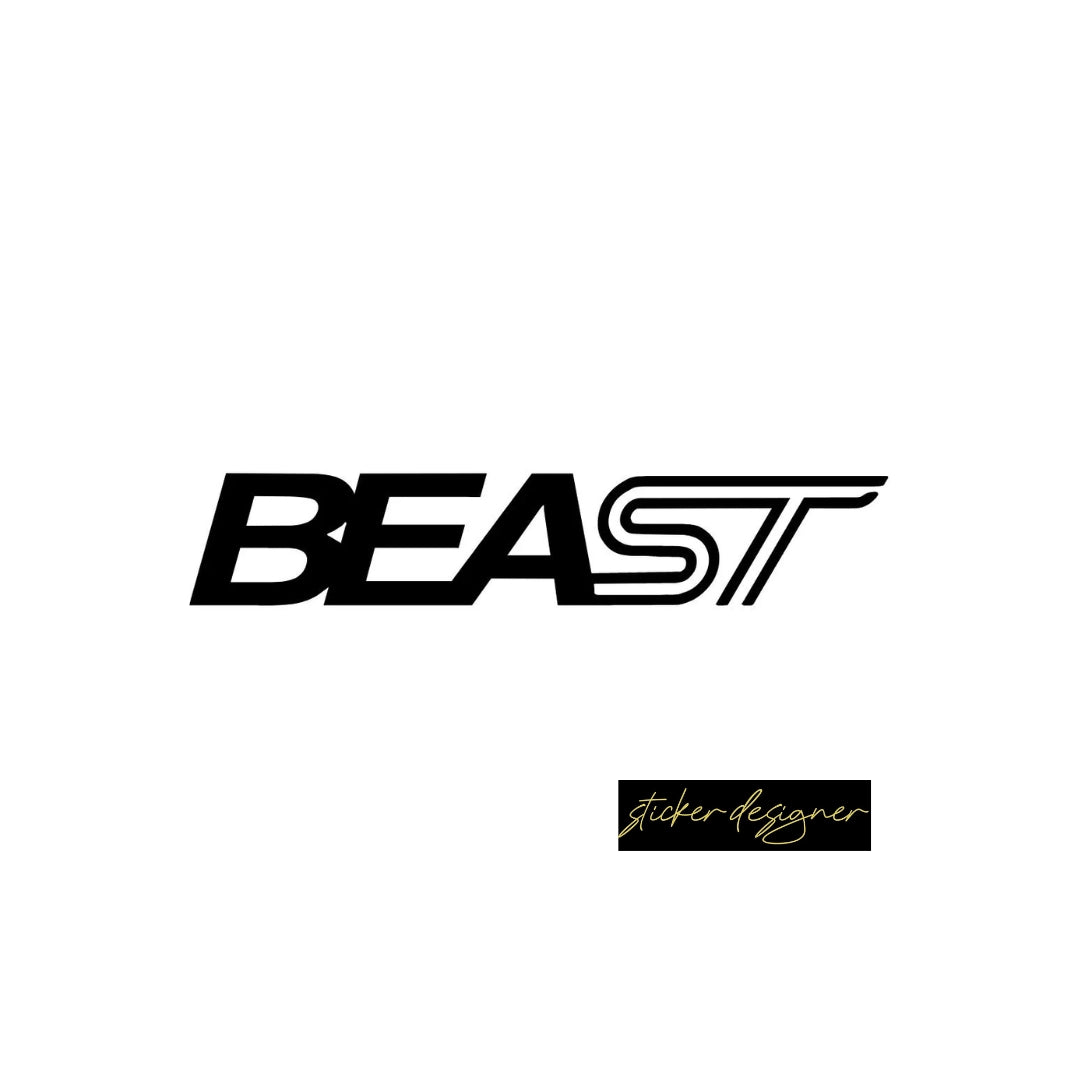 Empty Bit Beast Sticker Beast sticker – Stickerdesigner