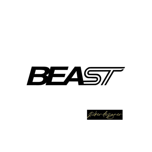 Beast sticker