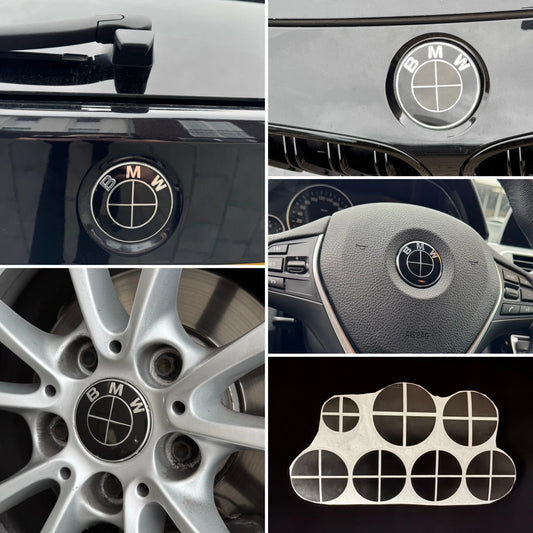 BMW logo sticker set