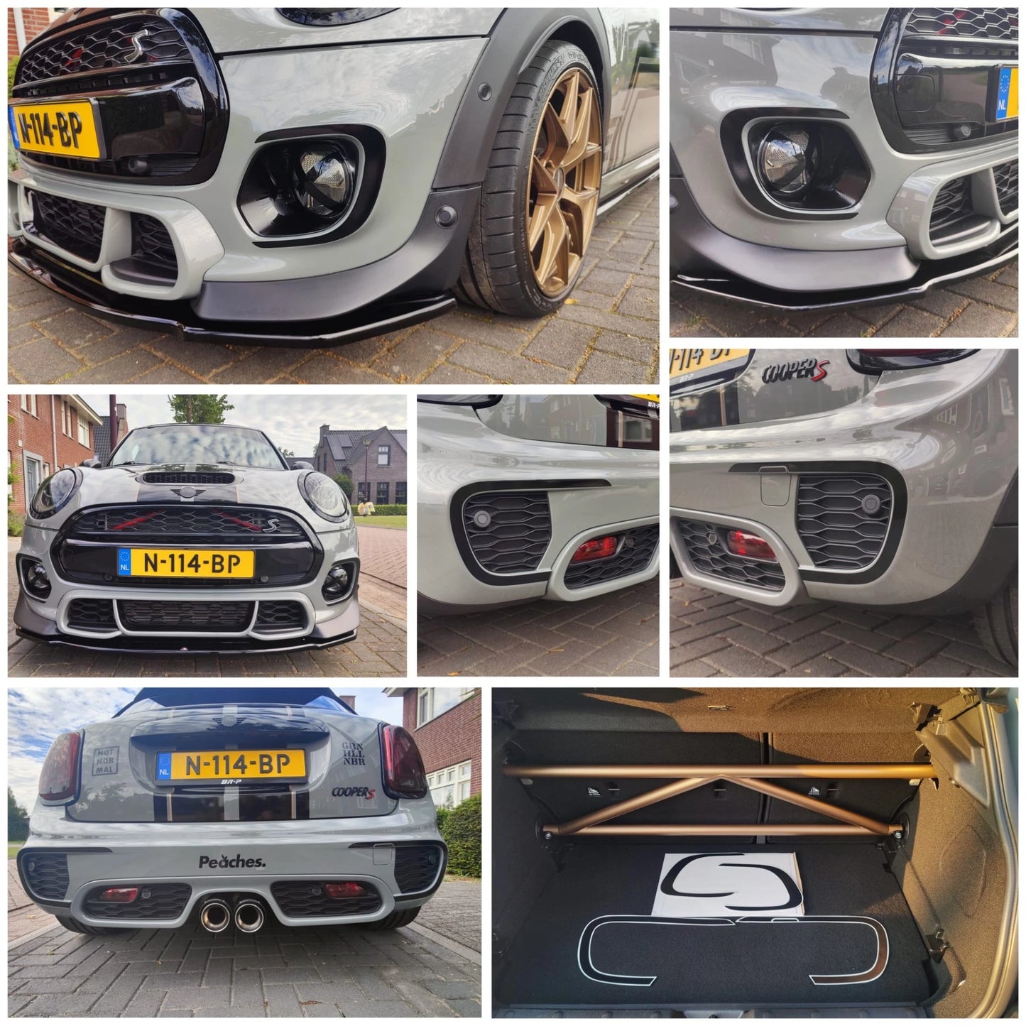 corner striping mini cooper f55/f56